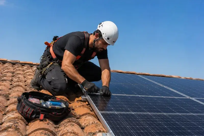 Maintenance et monitoring de panneaux solaires à Bailleul
