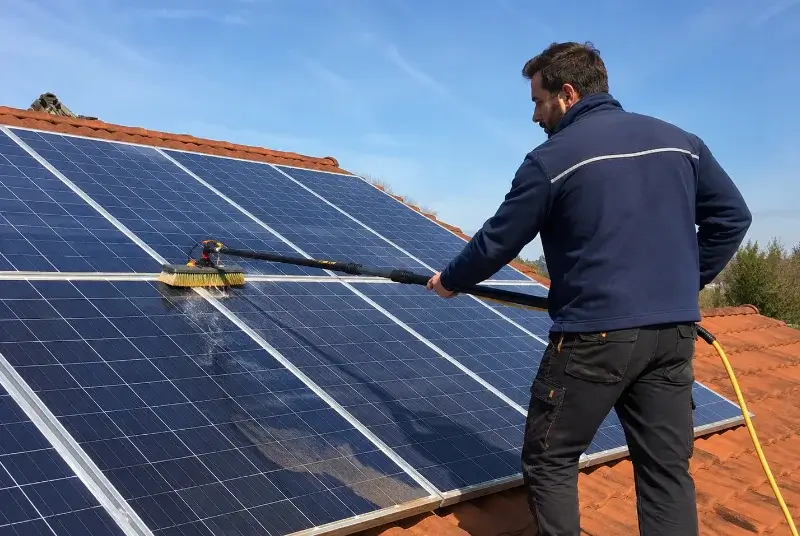 Nettoyage et entretien de panneaux solaires à Bailleul